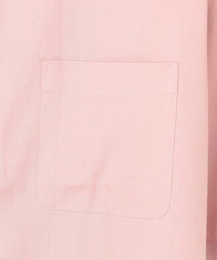 J.PRESS MEN 【J.PRESS ORIGINALS】Rayon Linen Oxford Open Half Sleeve Shirt / Baggy-Fit ピンク系