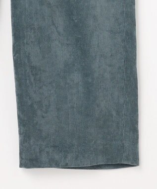 自由区 S 【カタログ掲載】ソフトコーデュロイワイド パンツⅡ ダルブルー