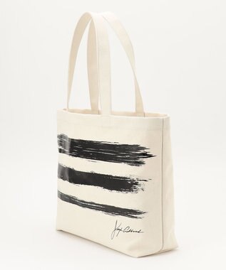 JOSEPH ABBOUD MOUNTAIN 【SPACE／UNISEX】キャンバストートバッグ アイボリー系