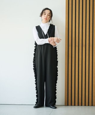 #Newans フリルカラーノーブルブラウス ホワイト