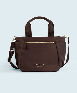 TOCCA 【サスティナブル素材・WEB＆一部店舗限定】NUOTO NYLON TOTE トートバッグ [新色]ブラウン系