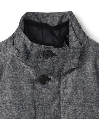 JOSEPH HOMME 新素材【4WAY】ライトラスターシャンブレー　ダウンコート グレー系