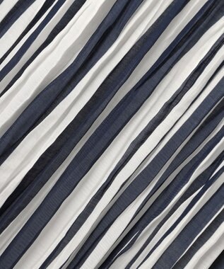 自由区 L 【接触冷感・洗える】ハンドワッシャープリーツストライプ スカート ストライプ