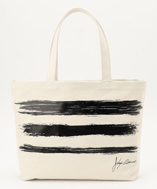 JOSEPH ABBOUD MOUNTAIN 【SPACE／UNISEX】キャンバストートバッグ アイボリー系