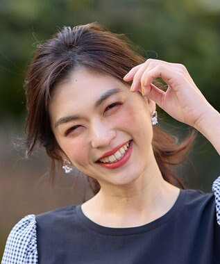 ANY 【WEB限定】ランダムパールピアス(両耳用) シルバー