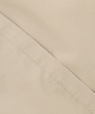 自由区 S 【撥水加工・洗える】コットンナイロンタッサーライナー付きスタンドカラー コート ベージュ