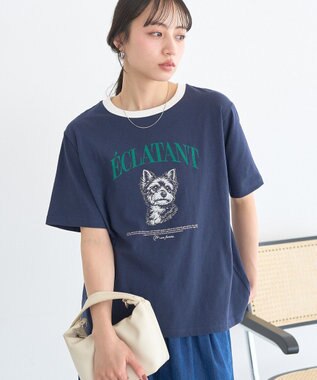 earth music&ecology 【綿100％】アソートリンガーＴシャツ