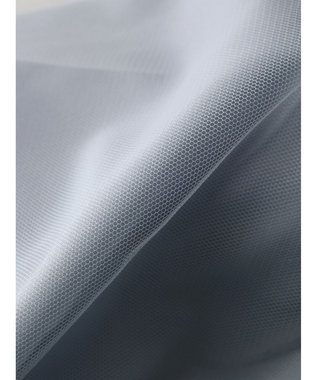 earth music&ecology チュールレイヤードシャツ Sax