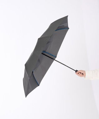 MOONBAT 【3秒でたためる傘/耐風/自動開閉】urawaza 無双(ウラワザ ムソウ)  折りたたみ傘 無地  58cm ブラック