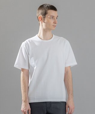 JOSEPH HOMME 【新素材】クリアコットンカノコ　クルーネックTシャツ ホワイト系