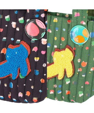 tsumori chisato CARRY きらネコてんてん ハンドバッグ 2way ショルダーバッグ ブラック