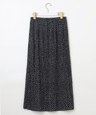 ANY SIS 【洗える】ナロー プリーツスカート ブラック系3