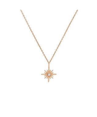 blancotokyo 【金属アレルギー対応】モチーフネックレス AMANECER ピンクゴールド