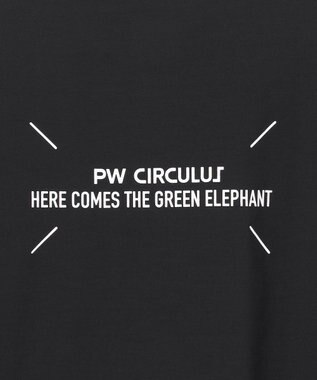 PW CIRCULUS 【WOMEN】アニマルグラフィックモックネック  ゴルフウェア レディース ブラック系