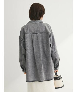 Green Parks ・ＥＬＥＮＣＡＲＥ　ＤＵＥ　デニムロングスリーブシャツ Gray Mixture