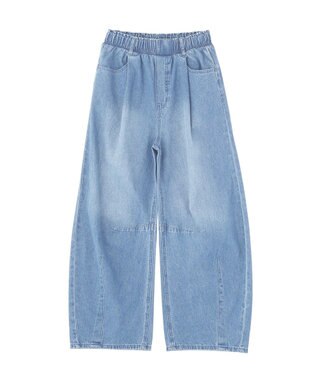 Green Parks ウエストタックコクーンデニムパンツ Light Indigo