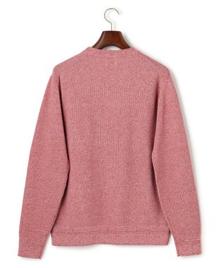 J.PRESS MEN ギマコットンカノコクルーネック ニット レッド系