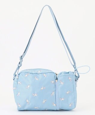 ANY KIDS 3WAY ボトルホルダー付き ショルダーバッグ サックスブルー×ユニコーン