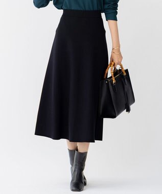  ヴィスコースストレッチ フレア スカート