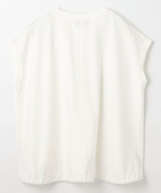 ANY L 【洗濯機可/UVケア】シルケットスムースドロストＴシャツ オフ