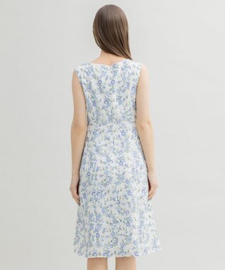TOCCA 【洗える】MAY FLOWERS ドレス ブルー系7
