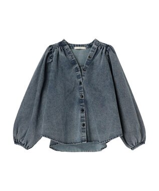 Green Parks ・ｆｕｒｒｙ　ｒａｔｅ　デニムシャツジャケット Indigo