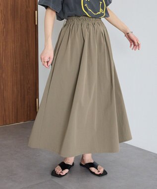 CRAFT STANDARD BOUTIQUE ドロストギャザースカート Light Brown