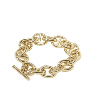 AMERICAN HOLIC アンカーチェーンMIXブレスレット Gold