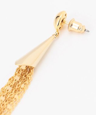 GRACE CONTINENTAL チェーンタッセルピアス ゴールド