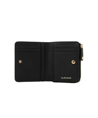 CLATHAS ミカ 外Lファスナー二つ折り財布 クロ