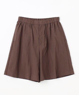 NAVE 【ReNAVE　撥水機能・UVカット・透湿・接触冷感・洗える】ナイロンタスランショートパンツ ダークブラウン系