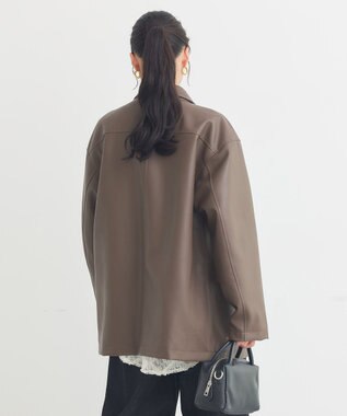 earth music&ecology ＣＰＯシャツジャケット Brown