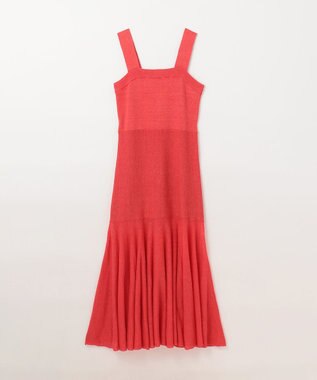GRACE CONTINENTAL ニットキャミワンピース レッド