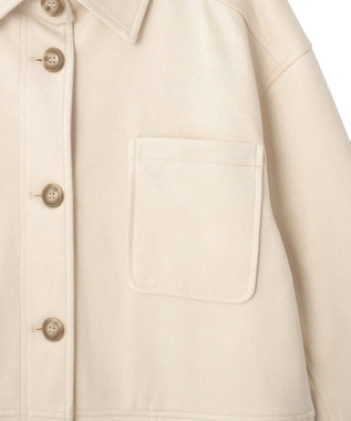 earth music&ecology ＣＰＯシャツジャケット Ecru