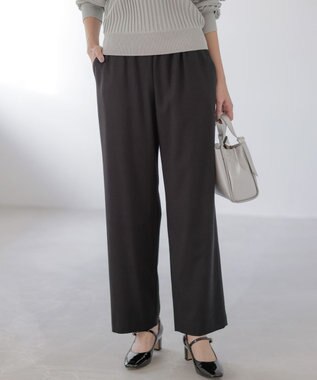 組曲 S 【加藤ローサさん着用】ツイル起毛ストレート パンツ