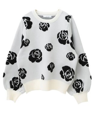 Green Parks ・ｓｗｉｎｇ　ｂｙ　バラジャカードニット Off White