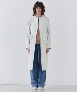 BEIGE， 【洗える・CLUEL 4月号掲載】COMFREY / オーガニックコットンクルーネックニット Nude