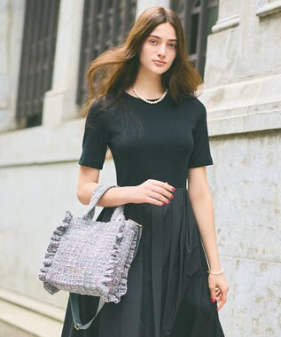 TOCCA WAVES MINIBAG ミニバッグ グレーツイード系