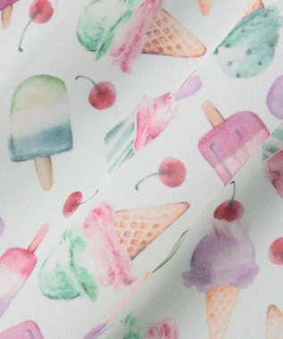 ANY KIDS バックシャン Tシャツ ミント×アイス