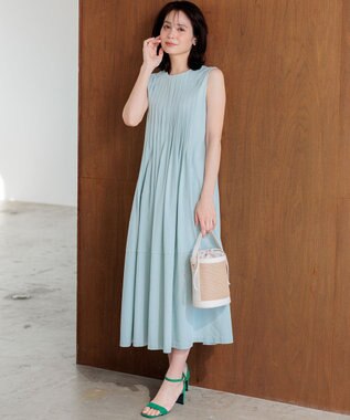 組曲 サマージャージタック ワンピース スモーキーミント系