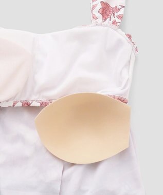 San-ai Resort（三愛水着楽園） 【SALE】ノンワイヤー水着　【San-ai Resort（サンアイリゾート）】 ホワイト×カーキ