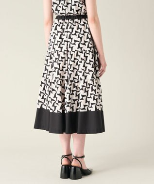 GRACE CONTINENTAL リボンプリントスカート キナリ