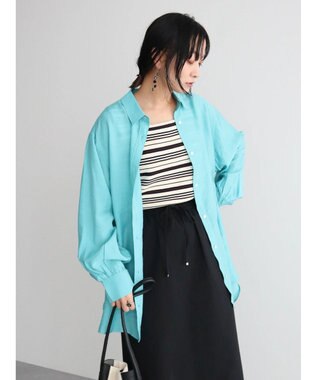 Green Parks レギュラーカラーシアーシャツ