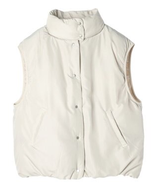 earth music&ecology パファーベスト Beige