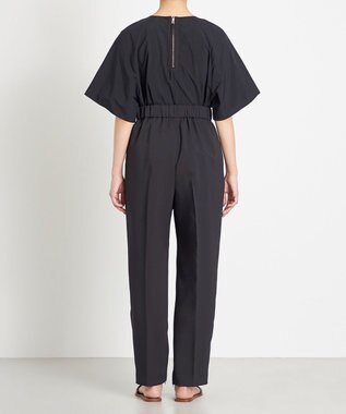 NAVE 【ReNAVE　撥水機能・UVカット・透湿・接触冷感・洗える】ナイロンタスランシャツブラウス ブラック系