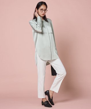 ICB L 【新色追加・UVカット・吸水速乾・接触冷感・洗える】シェルタリングドライオックス スティックパンツ オフホワイト系