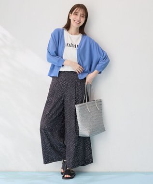 ANY L 【接触冷感/UVカット/抗菌防臭/手洗い可/アンチピリング】ファンクションカーディガン ブルー