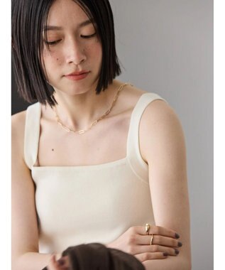 AMERICAN HOLIC ニットキャミソール Ivory