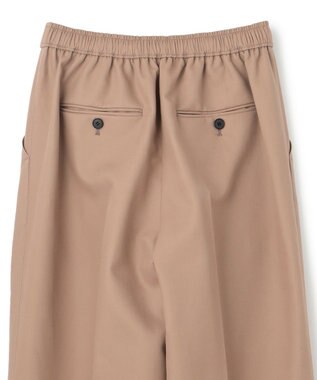 JOSEPH 【洗える】ボイルコットン　ワイドトラウザーズ Frozen Mocha