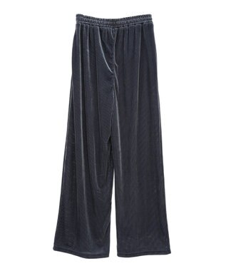 Green Parks ・ＳＵＧＡＲ　ＳＰＯＯＮ　ストライプベロアパンツ Blue